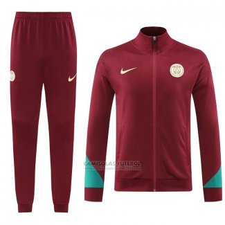 Jaqueta de Treinamento Paris Saint-Germain 2024-2025 Vermelho