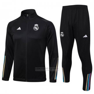 Jaqueta de Treinamento Real Madrid 2023-2024 Preto