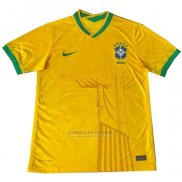 Tailandia Camisola Brasil Jesus 2024-2025 Amarelo