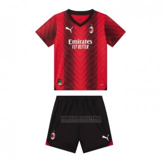 Camisola AC Milao 1º Crianca 2023-2024