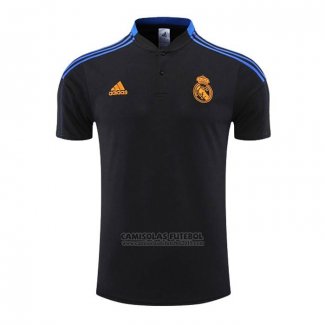 Camisola Polo del Real Madrid 2022-2023 Preto Y Azul