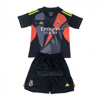 Camisola Real Madrid Goleiro 2º Crianca 2024-2025