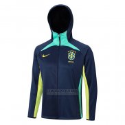 Jaqueta Hoodie Brasil 2022-2023 Azul