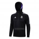 Jaqueta Hoodie Real Madrid 2022-2023 Preto