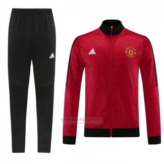 Jaqueta de Treinamento Manchester United 2023-2024 Vermelho