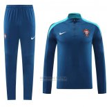 Sueter de Treinamento Portugal 2024-2025 Azul
