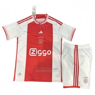 Camisola Ajax 1º Crianca 2023-2024