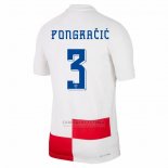 Camisola Croacia Jogador Pongracic 1º 2024