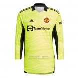 Camisola Manchester United Goleiro 1º Manga Comprida 2021-2022