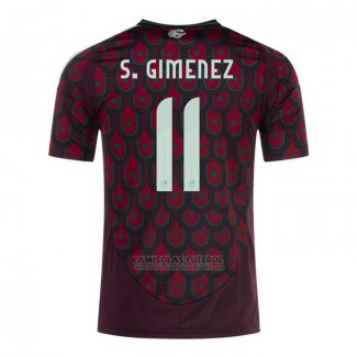 Camisola Mexico Jogador S.gimenez 1º 2024