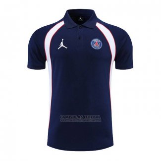 Camisola Polo del Paris Saint-Germain Jordan 2022-2023 Azul Marino