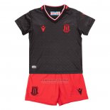 Camisola Stoke City 2º Crianca 2022-2023 Preto
