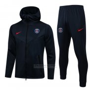 Fato de Treino Hoodie Paris Saint-Germain 2021-2022 Azul