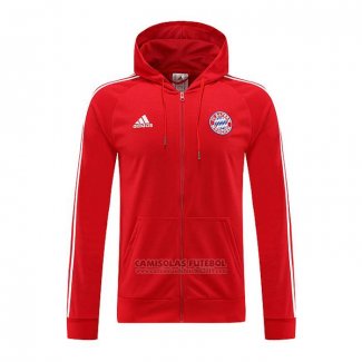 Jaqueta Hoodie Bayern de Munique 2022-2023 Vermelho