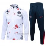 Jaqueta de Treinamento Paris Saint-Germain 2024-2025 Branco