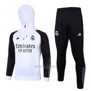 Sueter de Treinamento Real Madrid Crianca 2023-2024 Branco