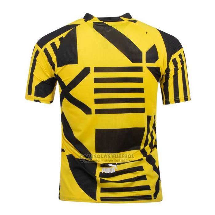 Camisola Pre Match del Dortmund 2022 Amarelo Y Preto
