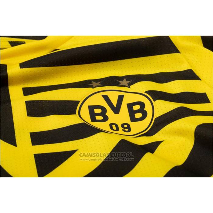 Camisola Pre Match del Dortmund 2022 Amarelo Y Preto